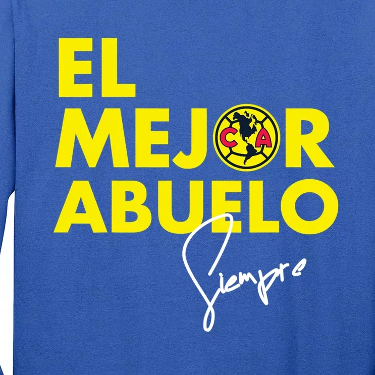 Club America El Mejor Abuelo Tall Long Sleeve T-Shirt