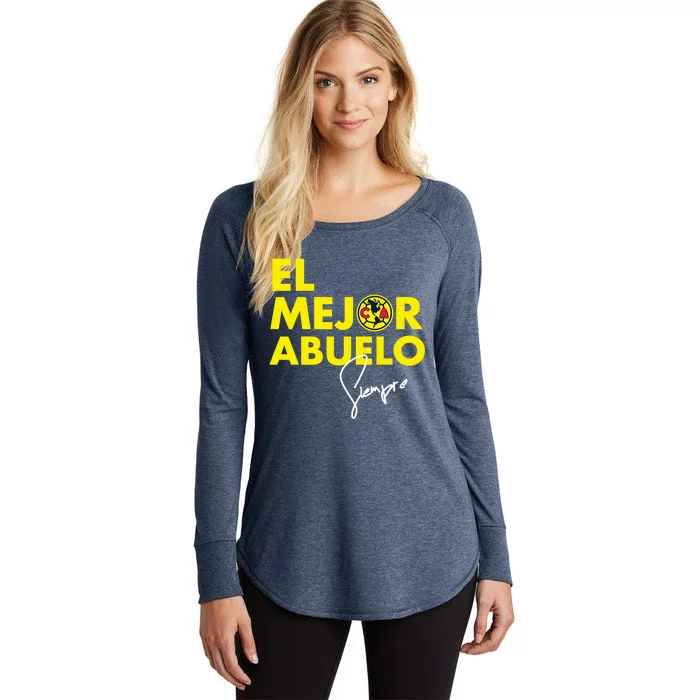 Club America El Mejor Abuelo Women's Perfect Tri Tunic Long Sleeve Shirt