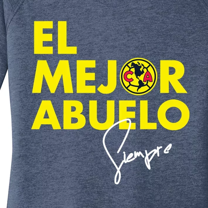 Club America El Mejor Abuelo Women's Perfect Tri Tunic Long Sleeve Shirt