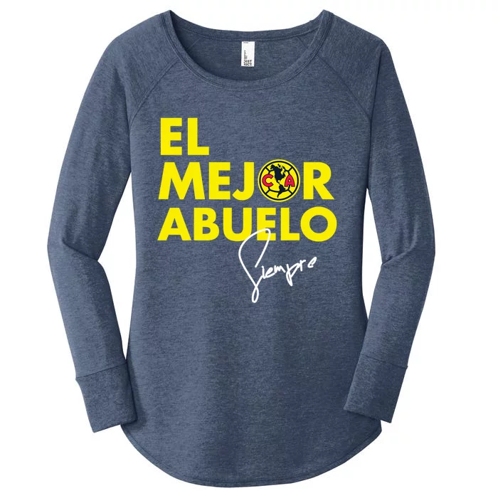 Club America El Mejor Abuelo Women's Perfect Tri Tunic Long Sleeve Shirt