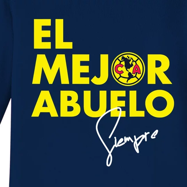 Club America El Mejor Abuelo Baby Long Sleeve Bodysuit