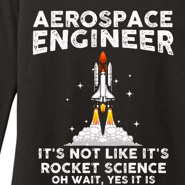 Cool Aerospace Engineer For  Rocket Scientist Space Womens CVC Long Sleeve Shirt