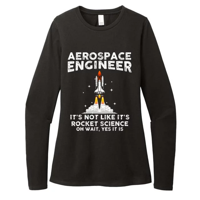 Cool Aerospace Engineer For  Rocket Scientist Space Womens CVC Long Sleeve Shirt