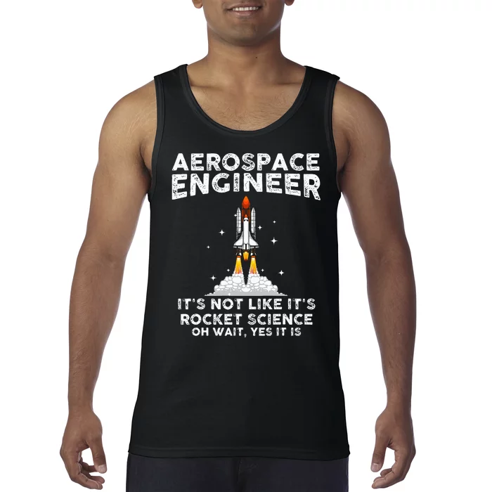 Cool Aerospace Engineer For Women Rocket Scientist Space Tank Top