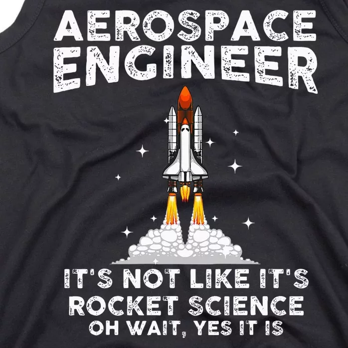 Cool Aerospace Engineer For Women Rocket Scientist Space Tank Top