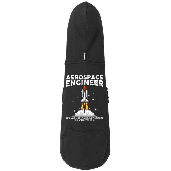 Cool Aerospace Engineer For Men Women Aerospace Engineering Doggie 3-End Fleece Hoodie