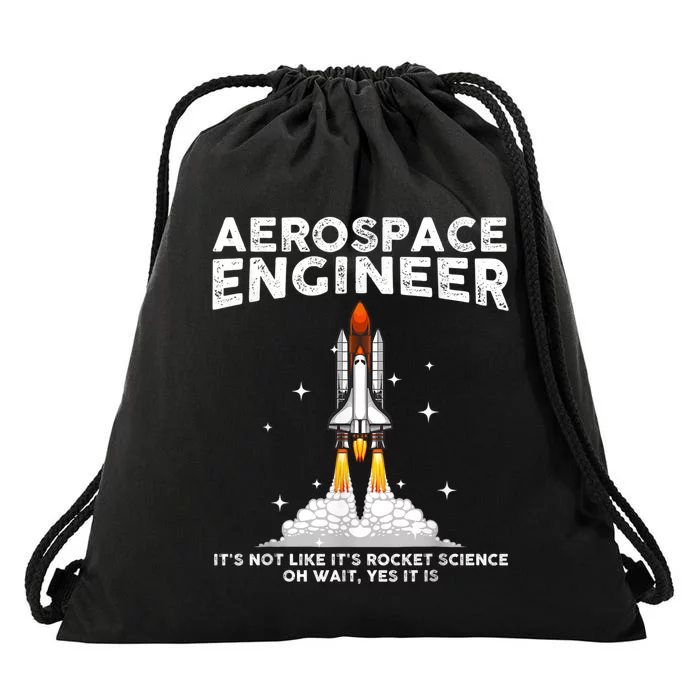 Cool Aerospace Engineer For Men Women Aerospace Engineering Drawstring Bag