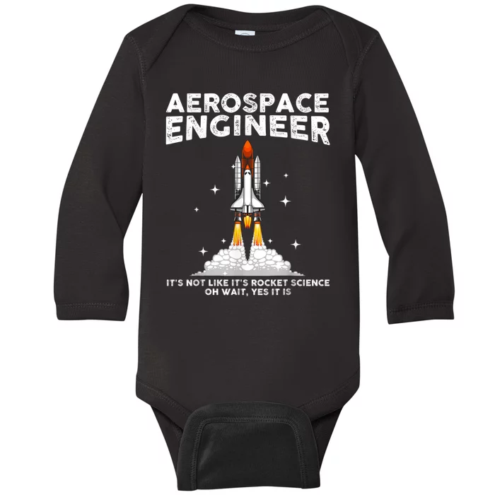 Cool Aerospace Engineer For Men Women Aerospace Engineering Baby Long Sleeve Bodysuit