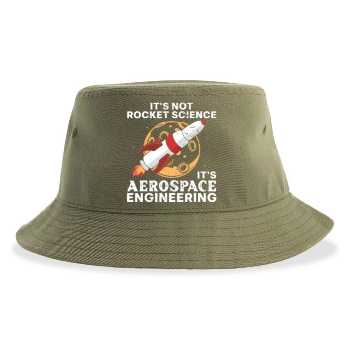 Cool Aerospace Engineer For Men Women Rocket Science Space Sustainable Bucket Hat