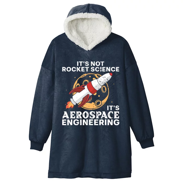 Cool Aerospace Engineer For Men Women Rocket Science Space Hooded Wearable Blanket