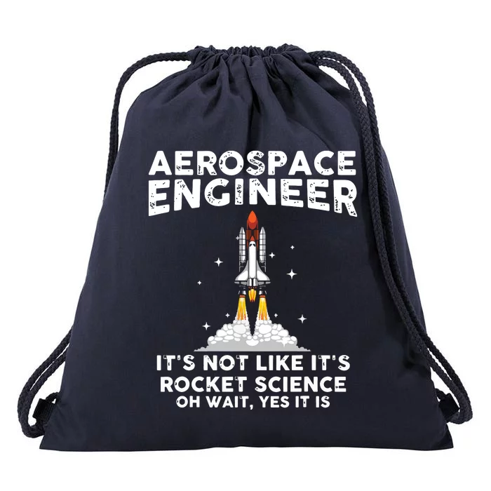 Cool Aerospace Engineer For Men Women Rocket Scientist Space Drawstring Bag