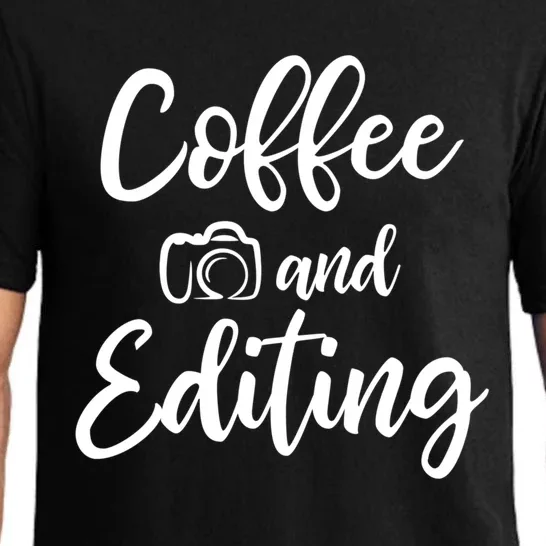 Coffee And Editing Gift Photography Gift For Photographer Meaningful Gift Pajama Set