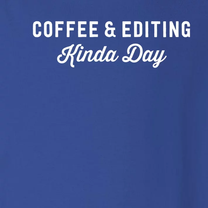 Coffee And Editing Kinda Day Gift Photography Camera Cool Gift Toddler Long Sleeve Shirt