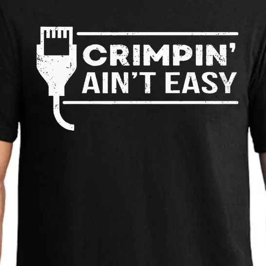 Crimpin Aint Easy Software Developer Pun It Pajama Set