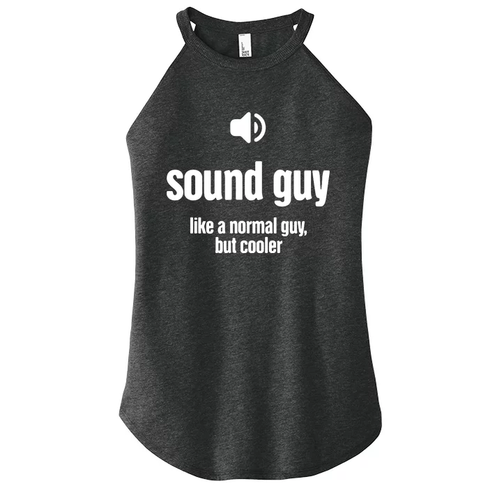 Cool Audio Engineer Funny Sound Guy Women’s Perfect Tri Rocker Tank