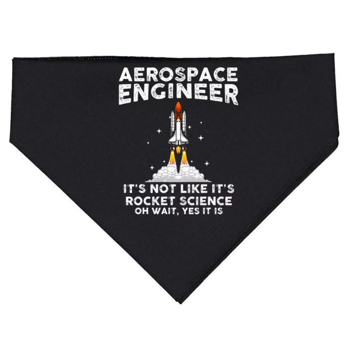 Cool Aerospace Engineer For Men Women Rocket Scientist Space USA-Made Doggie Bandana