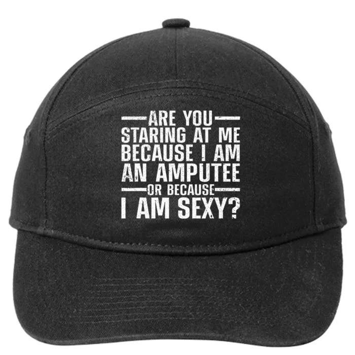 Cool Ampu For Men Women Leg Amputation Handicapped Sexy 7-Panel Snapback Hat