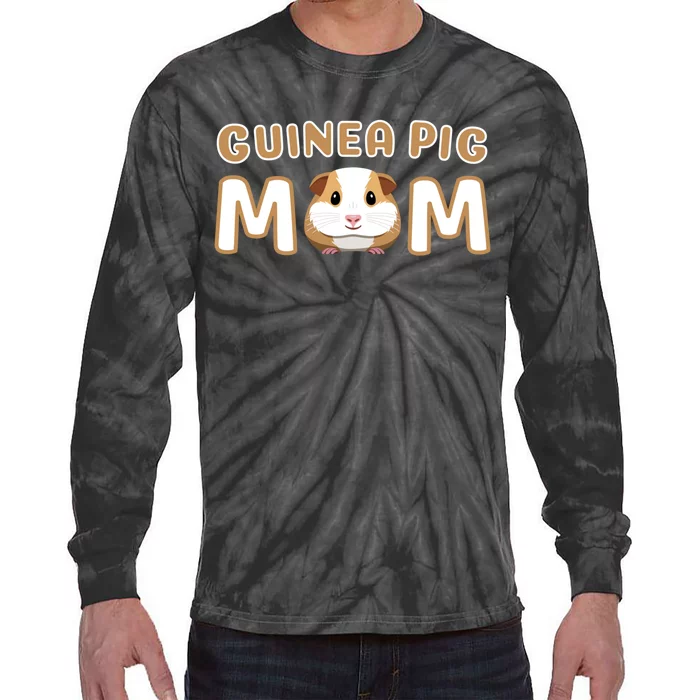 Cute Adorable Fun Guinea Pig Mom Gift Tie-Dye Long Sleeve Shirt