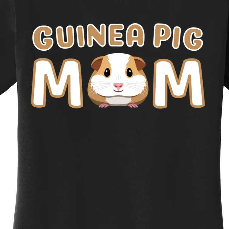 Cute Adorable Fun Guinea Pig Mom Gift Women's T-Shirt