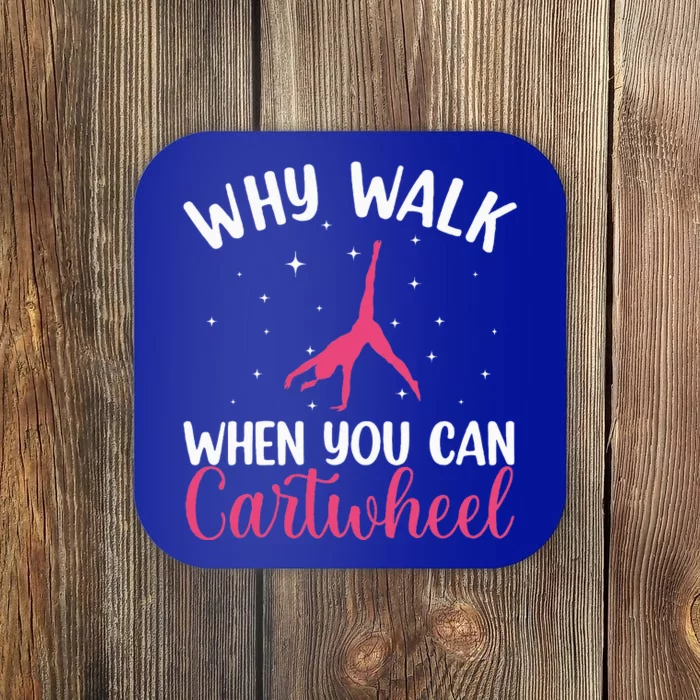 Cartwheel Art For Gymnast Gymnastics Tumbling Coaster