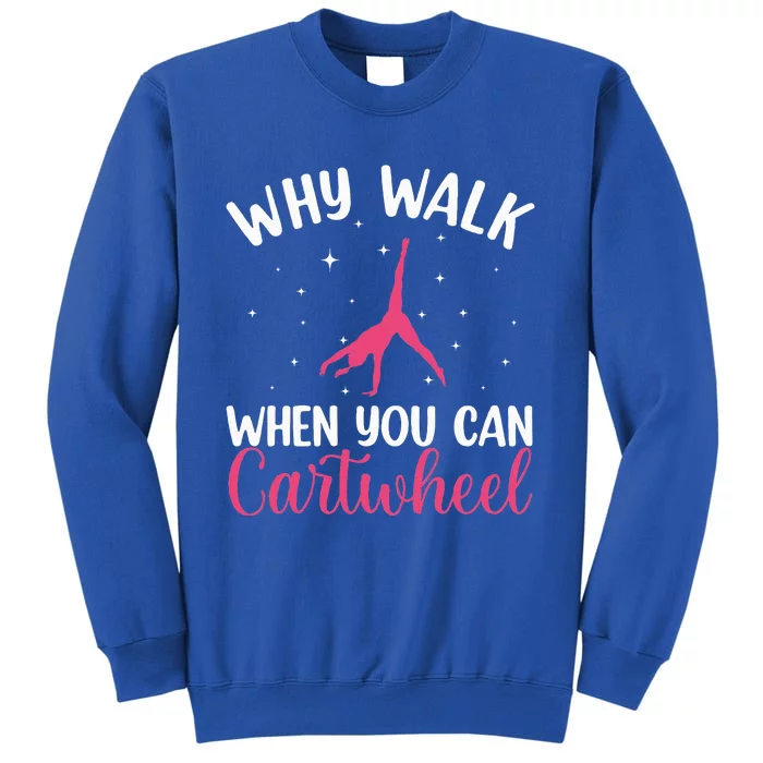 Cartwheel Art For Gymnast Gymnastics Tumbling Tall Sweatshirt