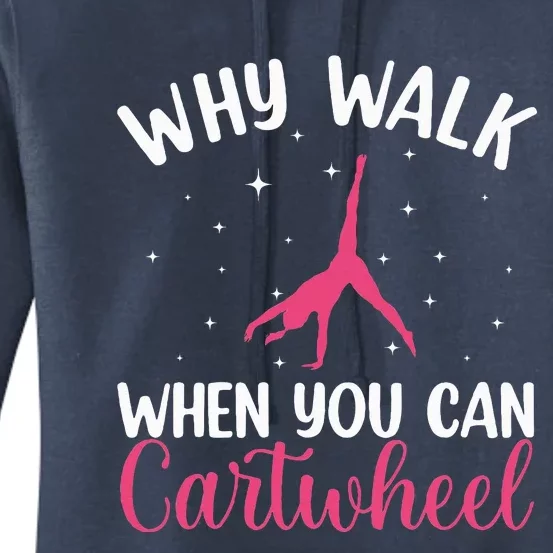 Cartwheel Art For Gymnast Gymnastics Tumbling Women's Pullover Hoodie