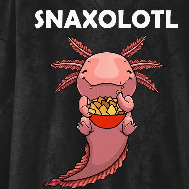 Cool Axolotl For Men Women Snack Mexican Salamander Biology Hooded Wearable Blanket