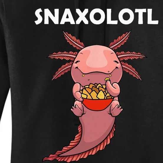 Cool Axolotl For Men Women Snack Mexican Salamander Biology Women's Pullover Hoodie