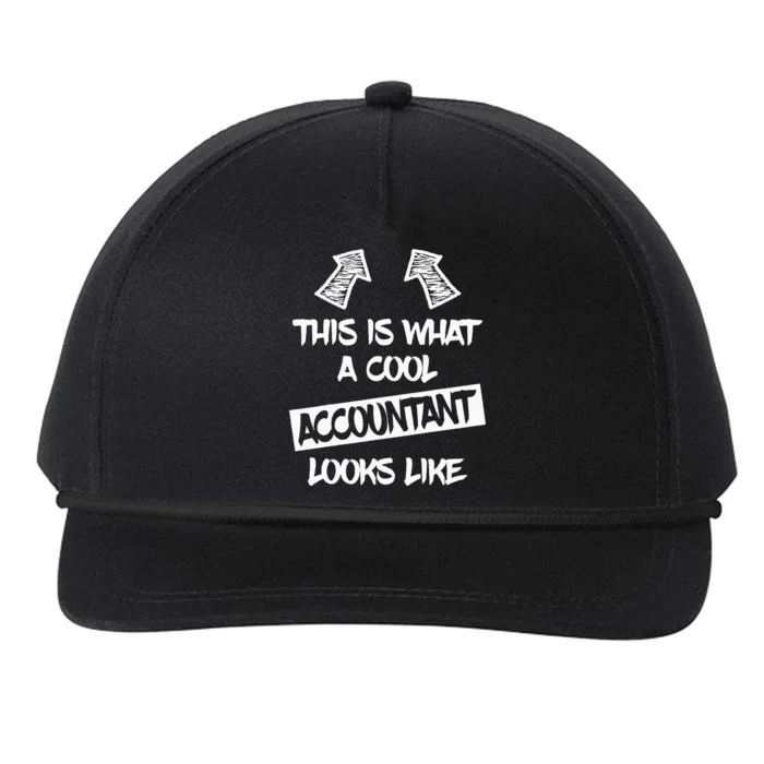 Cool Accountant Funny Saying Accountants Bookkeepers Snapback Five-Panel Rope Hat