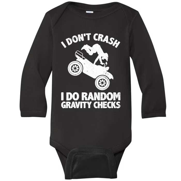 Cool ATV For Adult 4 Wheeler Quad Racing Offroad Biking Baby Long Sleeve Bodysuit