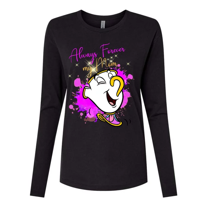 Chip Always Forever My Mom And Chip Matching Mother’S Day Womens Cotton Relaxed Long Sleeve T-Shirt