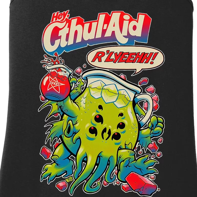 Cthul Aid Funny Cthulhu Anime Ladies Essential Tank