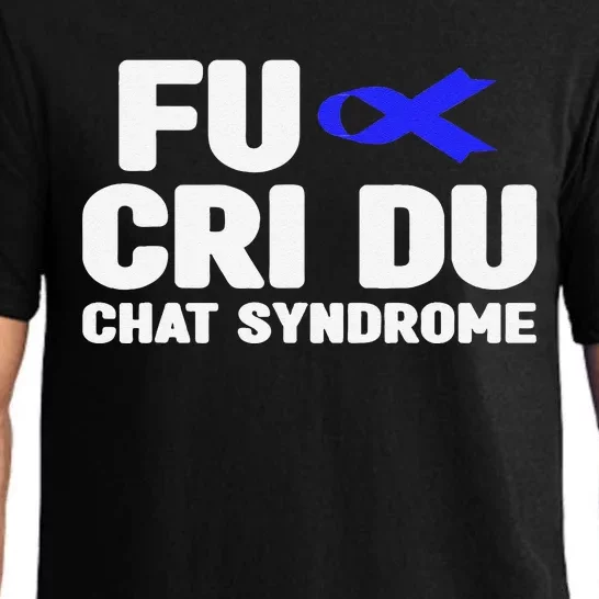 Cdc Awareness Fu Cri Du Chat Syndrome Awareness Pajama Set