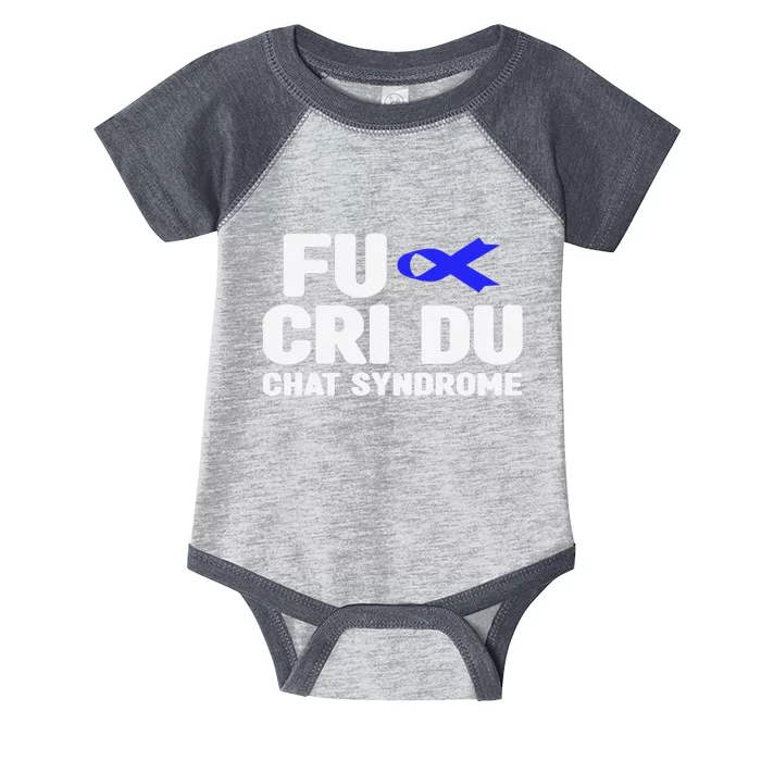 Cdc Awareness Fu Cri Du Chat Syndrome Awareness Infant Baby Jersey Bodysuit