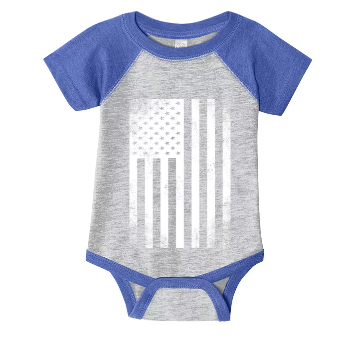 Camouflage American Flag Print Camo Military Tactical Funny Gift Infant Baby Jersey Bodysuit