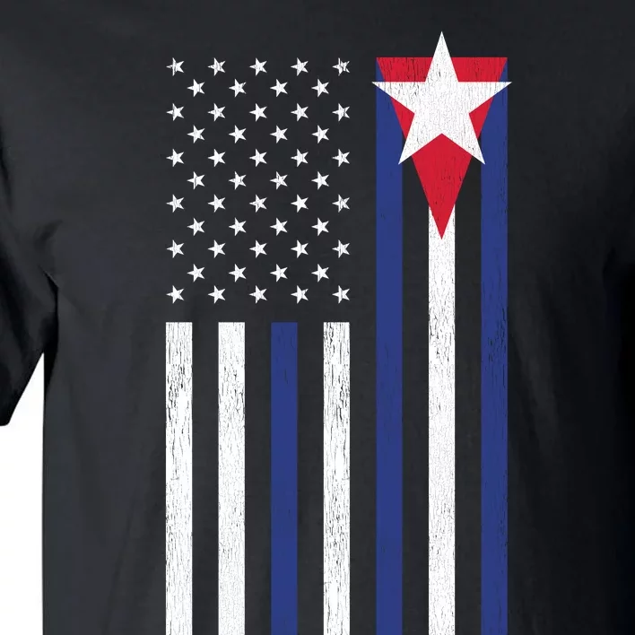 Cuban American Flag Tall T-Shirt