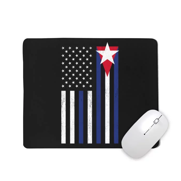 Cuban American Flag Mousepad