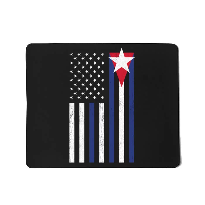 Cuban American Flag Mousepad