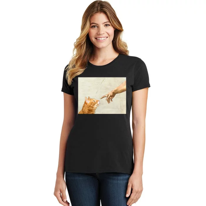 Cute Aesthetic Funny Cat Women's T-Shirt