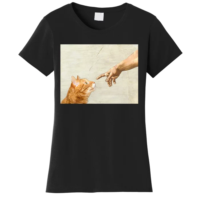 Cute Aesthetic Funny Cat Women's T-Shirt