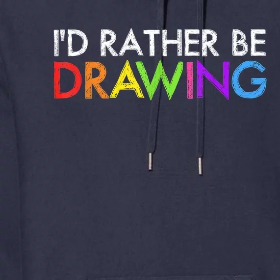 Cool Artist For Men Women Drawing Lovers Painter Art Teacher Premium Hoodie