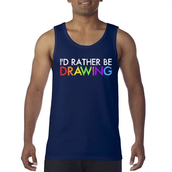 Cool Artist For Men Women Drawing Lovers Painter Art Teacher Tank Top