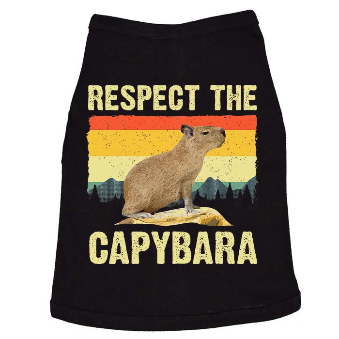 Capybara Art For Women Rodent Animal Lover Capybara Doggie Tank