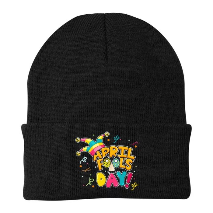 Colorful April Fool's Day Prank Funny Matching Knit Cap Winter Beanie