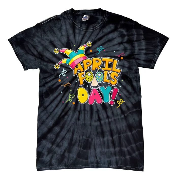 Colorful April Fool's Day Prank Funny Matching Tie-Dye T-Shirt