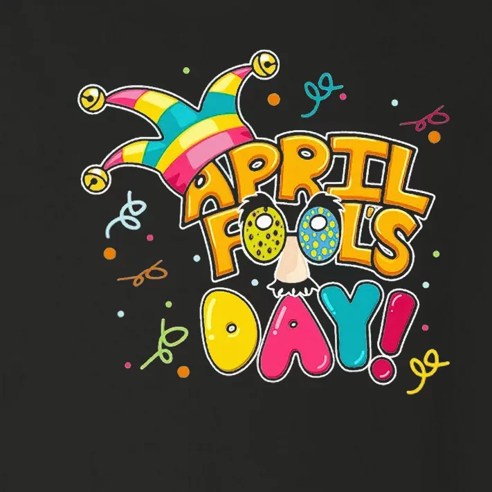 Colorful April Fool's Day Prank Funny Matching Toddler Long Sleeve Shirt