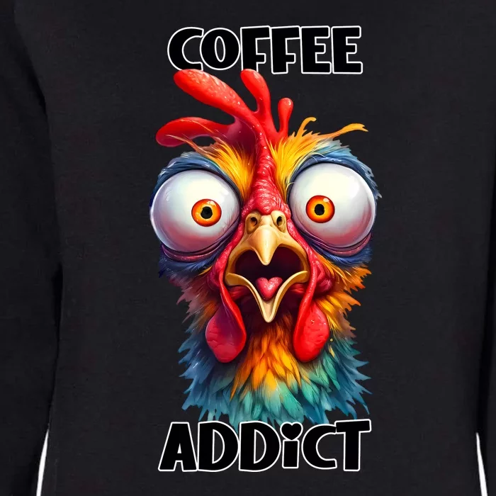 Coffee Addict Funny Turkey Womens California Wash Sweatshirt