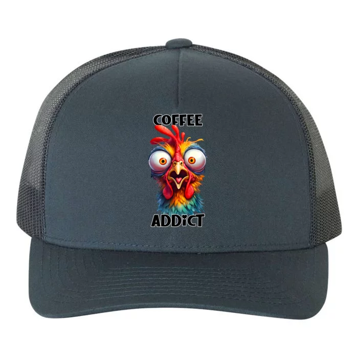 Coffee Addict Funny Turkey Yupoong Adult 5-Panel Trucker Hat