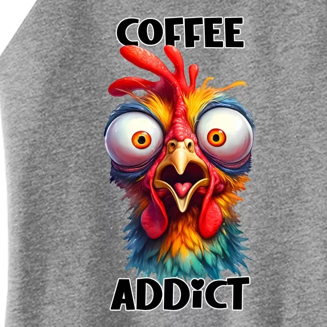 Coffee Addict Funny Turkey Women’s Perfect Tri Rocker Tank