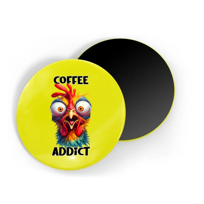 Coffee Addict Funny Turkey Magnet